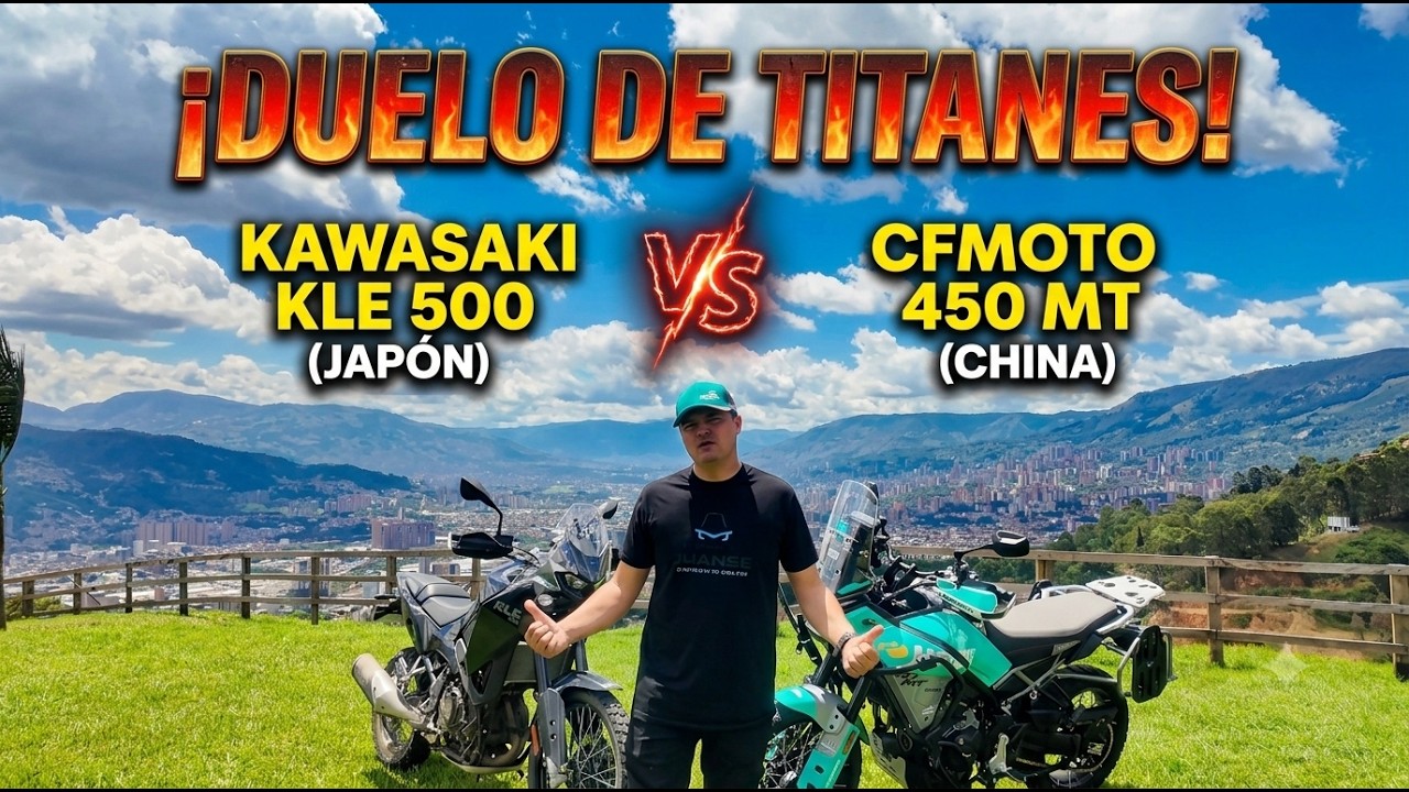 KAWASAKI KLE 500 vs. CFMOTO 450 MT: ¿La China destruye a la Leyenda Japonesa?
