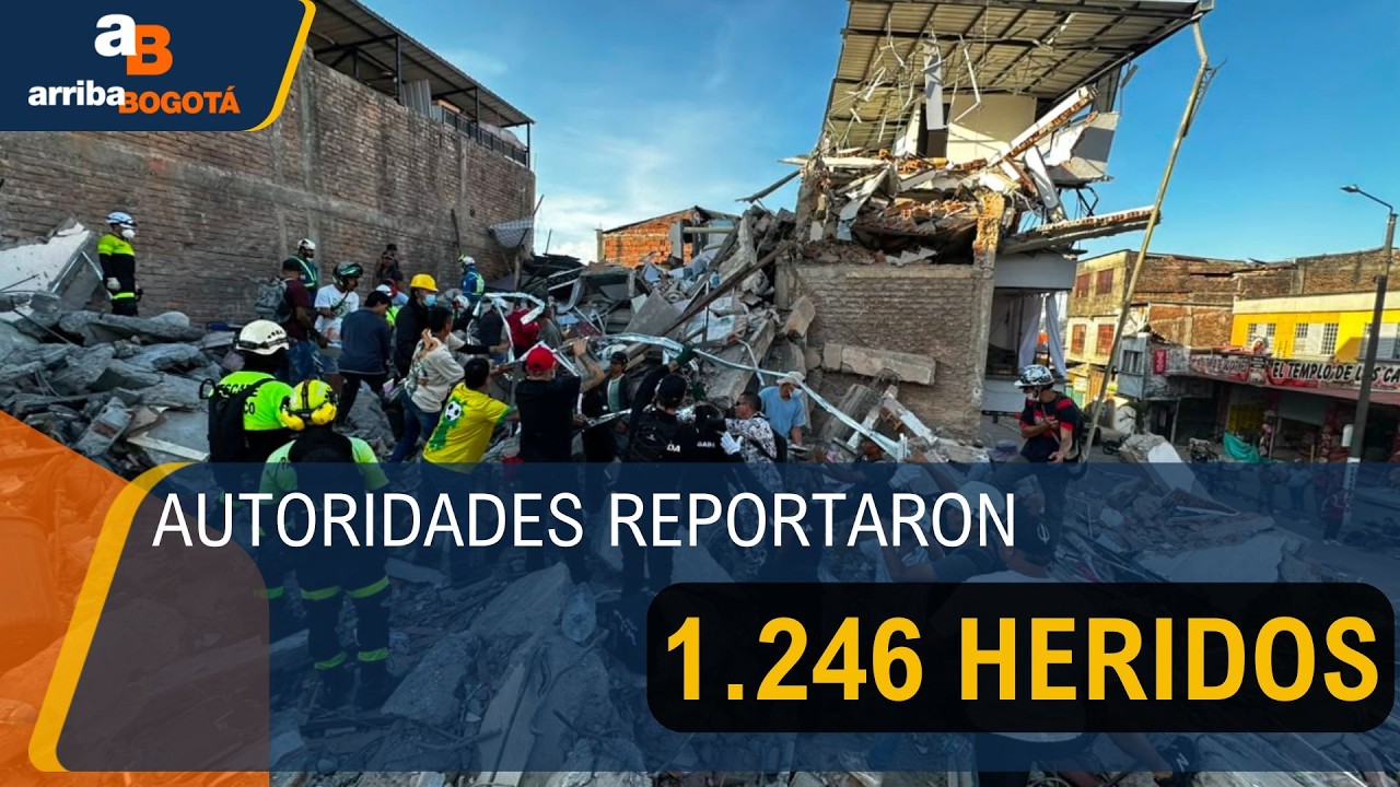 Terremoto en Colombia deja 169 muertos y 188 desaparecidos  | CityTv