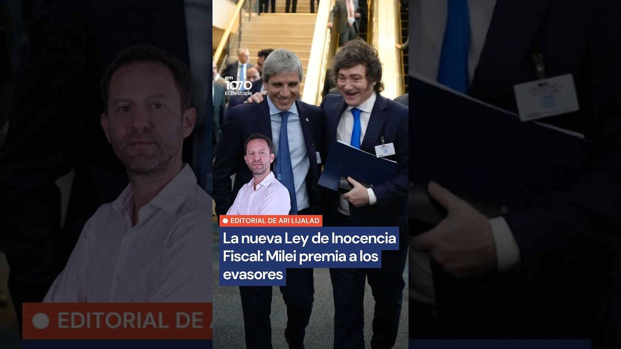 La nueva Ley de Inociencia Fiscal: Milei premia a los evasores 💰