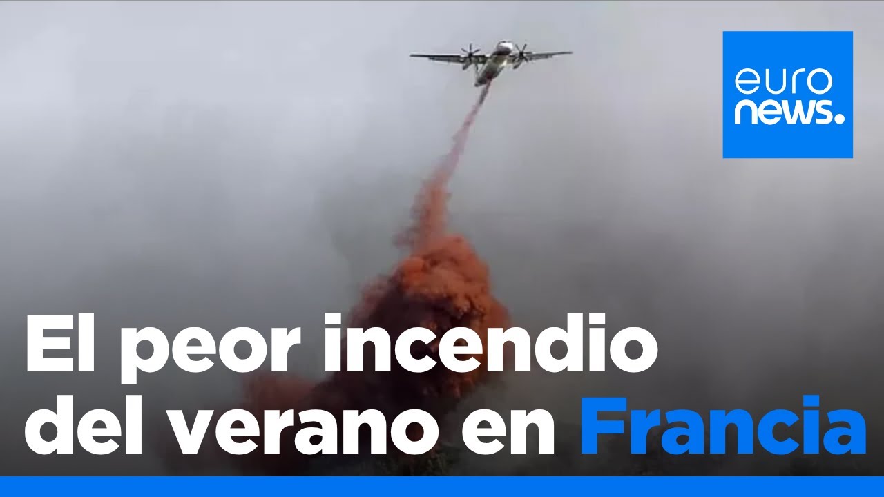 Al menos un muerto y un desaparecido en el incendio junto a la frontera sur de Francia
