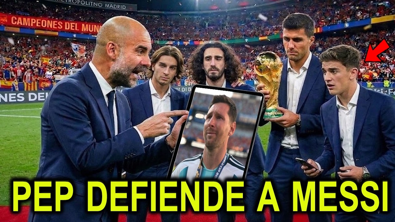 ¡Pep Guardiola explota contra Europa y defiende a Lionel Messi del robo del siglo!