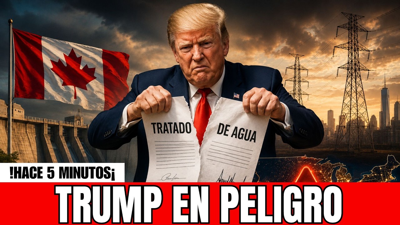 ¡ÚLTIMA HORA! Trump rompe el tratado de agua con Canadá y pone en riesgo la energía de EE. UU.