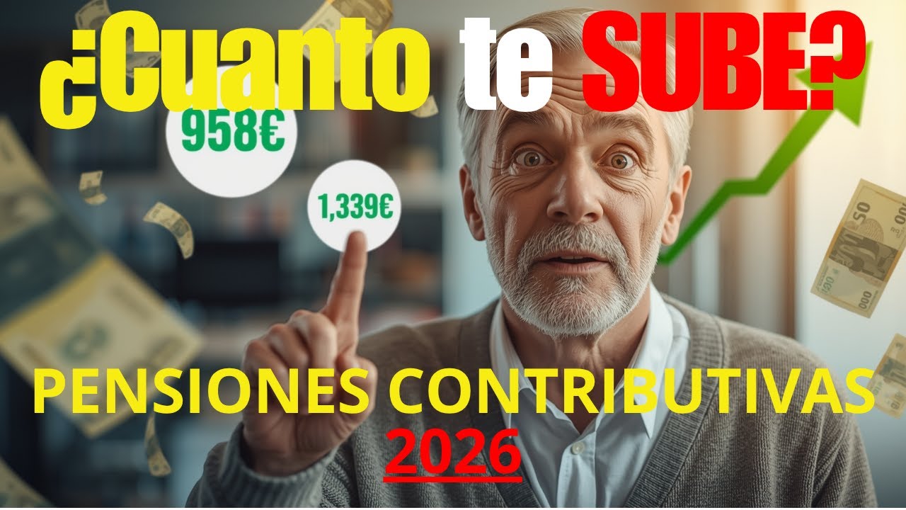 Pensiones Contributivas 2026. Tablas y revalorizaciones