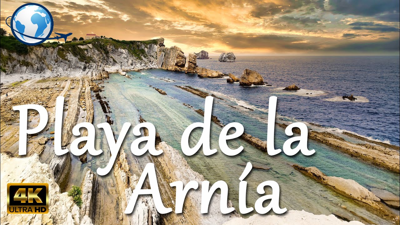 PLAYA de la ARNÍA 4K - Piscinas prehistóricas en la Costa Quebrada