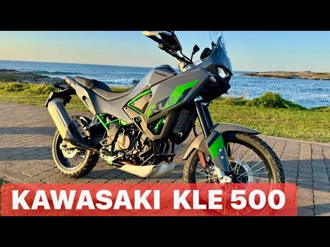 KAWASAKI KLE 500. TRAIL ligera y superdotada. Aventura of Road. 