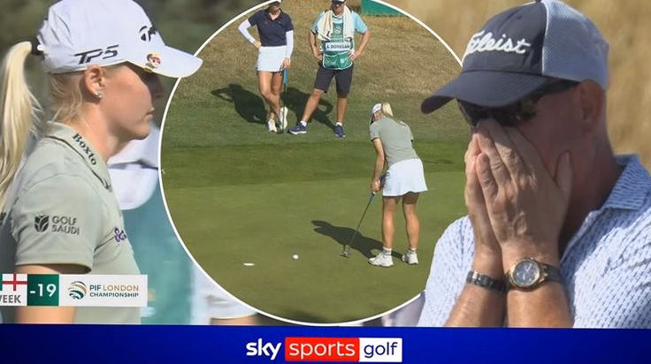 La golfista Paige Spiranac deja sin palabras a su compañero de juego con una pregunta inesperada y fuera de lugar
